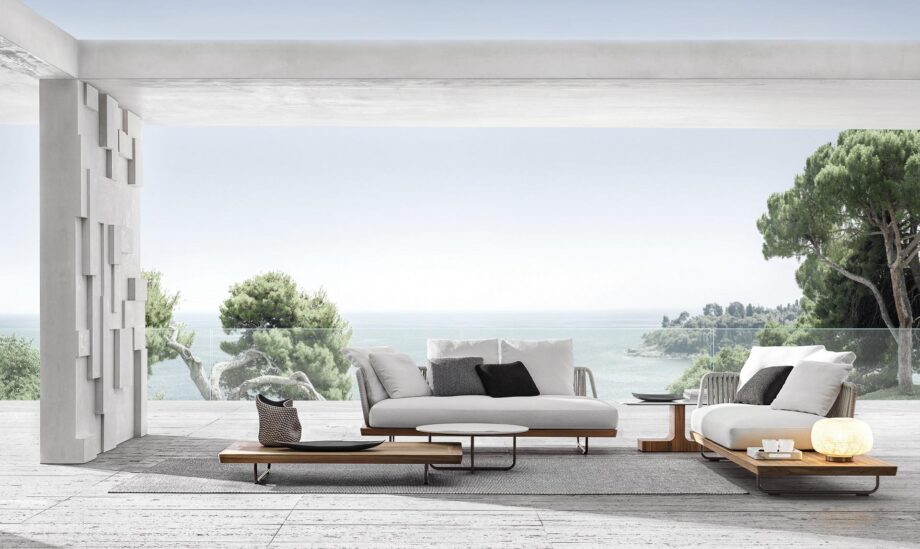Sunray уличный диван Minotti