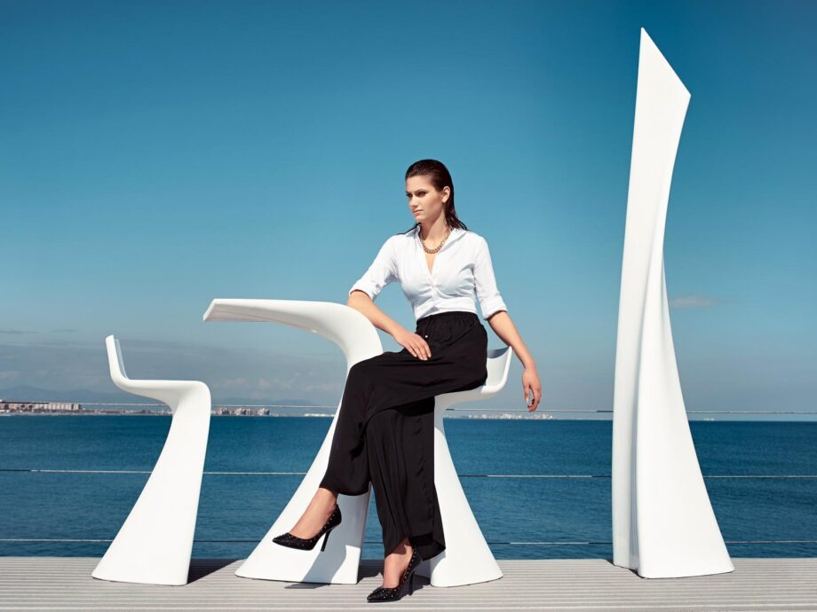 Wing уличный барный стул Vondom