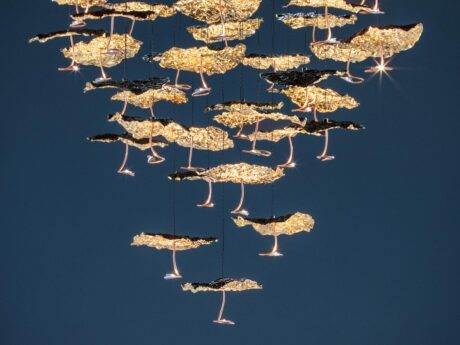 Gold Moon Chandelier