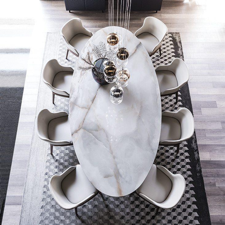 Roll Keramik стол Cattelan Italia