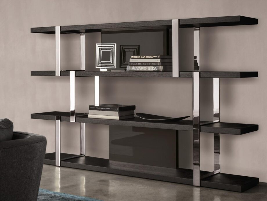 Dalton Chrome книжный шкаф Minotti