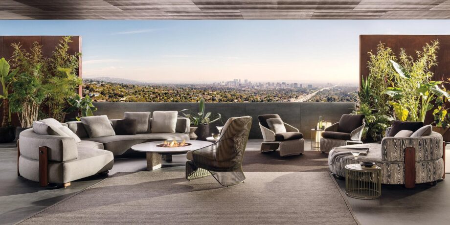 Florida уличный диван Minotti