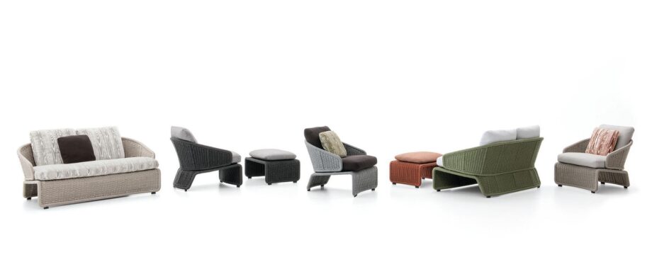 Halley Outdoor уличный диван Minotti