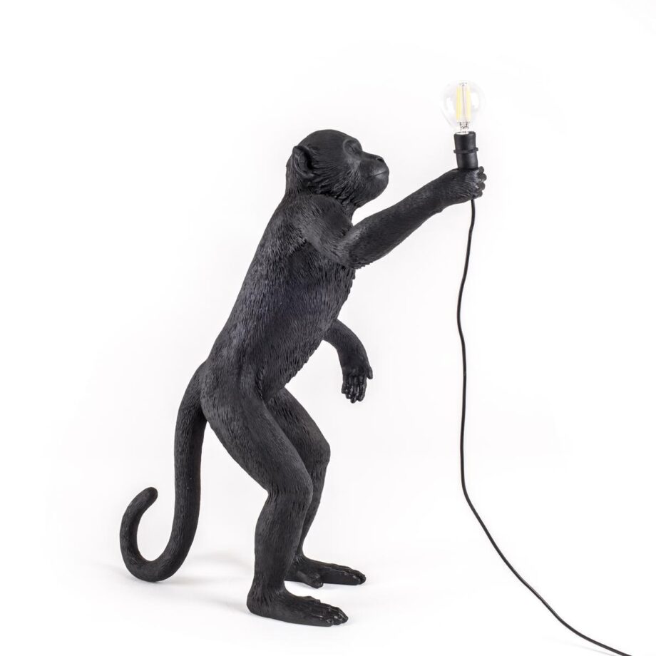 The Monkey Lamp Black Standing уличный торшер Seletti