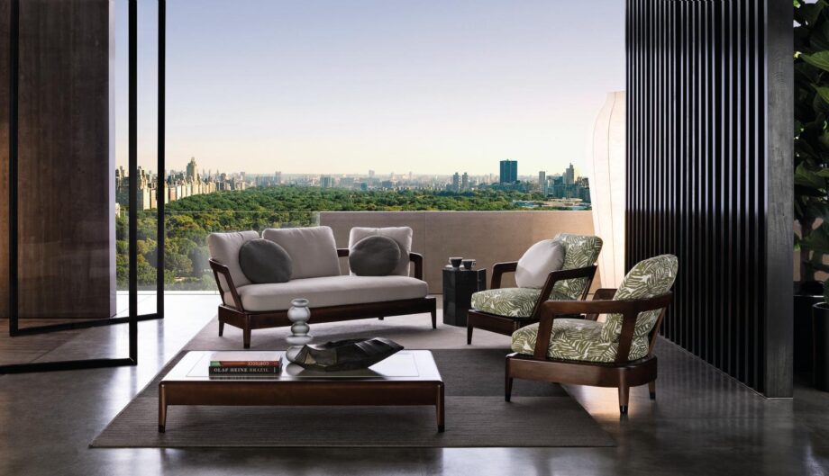 Virginia Outdoor уличный диван Minotti