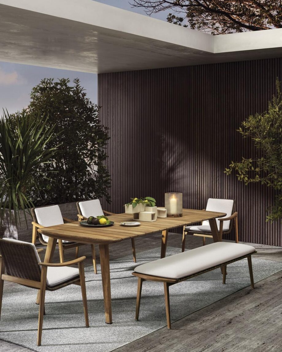Fynn Outdoor уличный стол Minotti