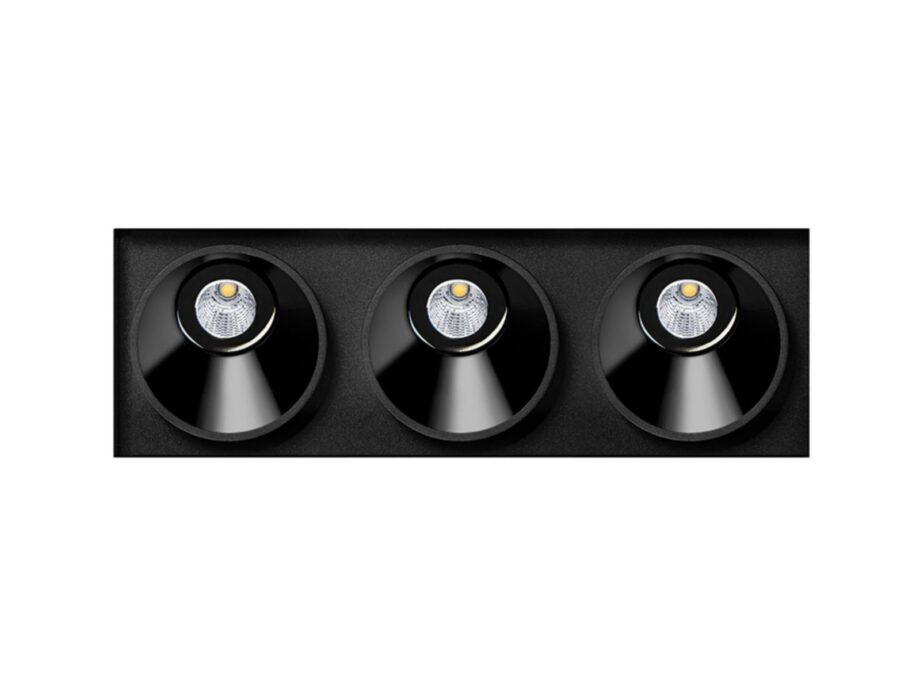 Black Foster Asymmetric Trimless 3 спот Arkoslight