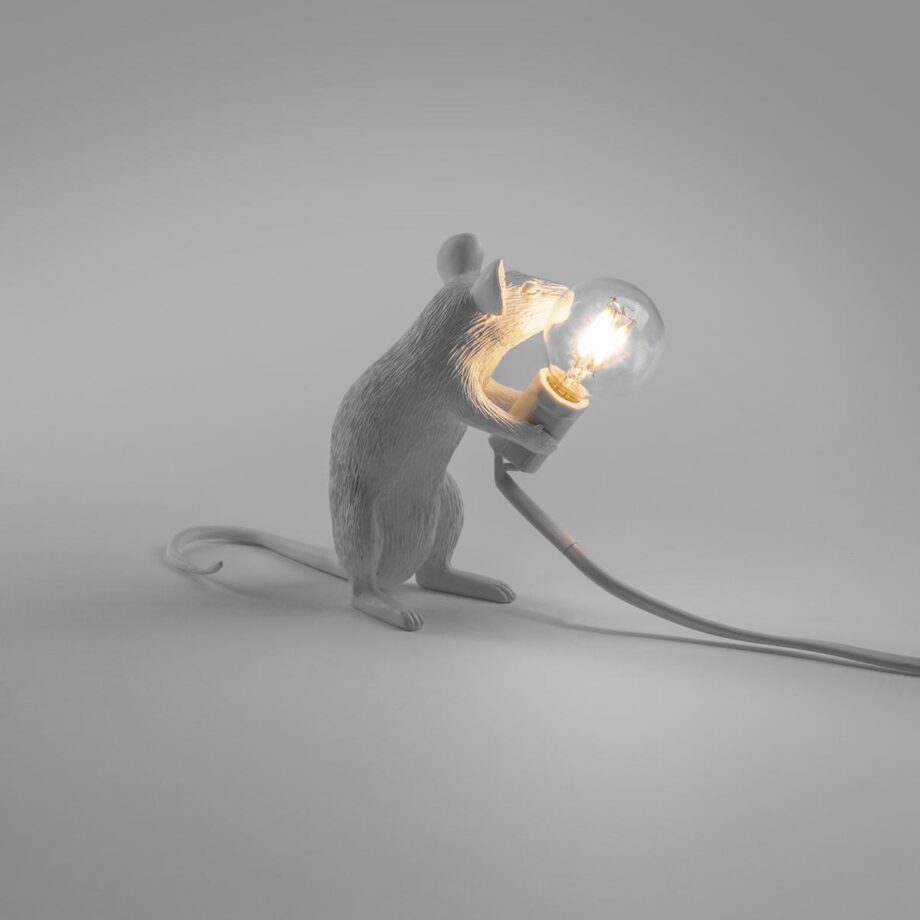 Mouse Lamp Sitting Mac настольная лампа Seletti