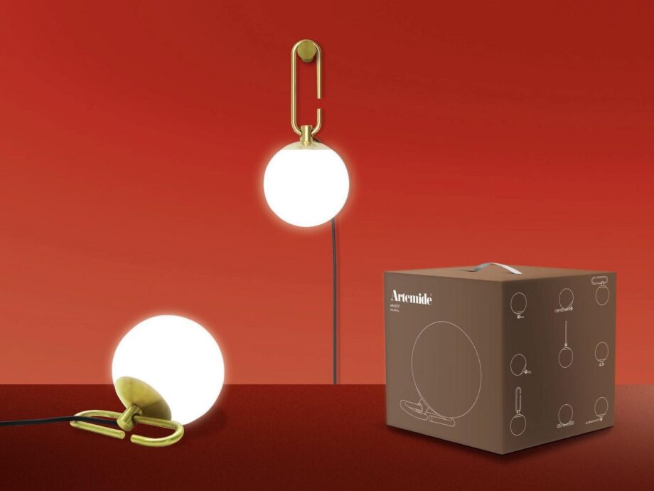Nh настенный светильник Artemide