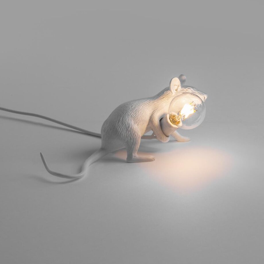 Mouse Lamp Lie Down Lop настольная лампа Seletti