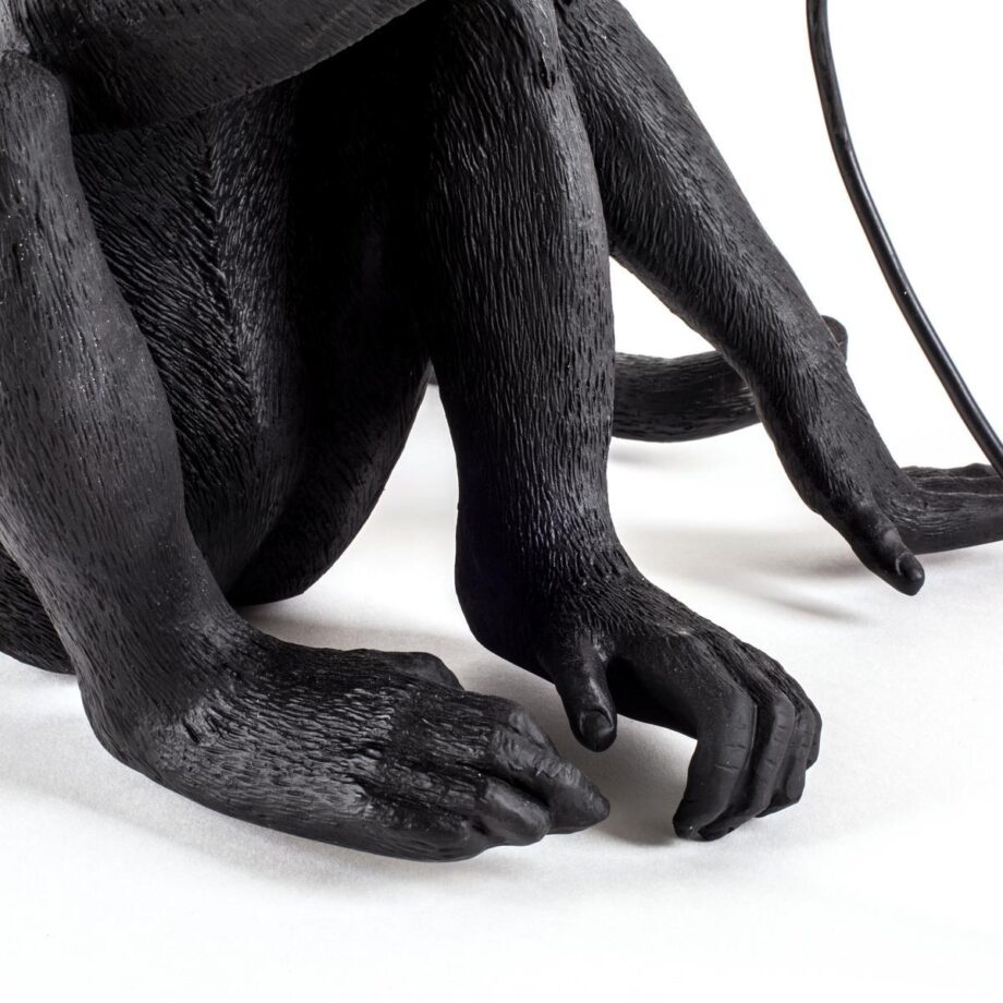The Monkey Lamp Black Sitting уличный торшер Seletti