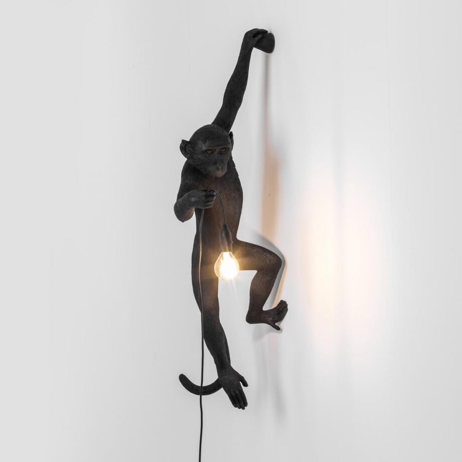 The Monkey Lamp Black Hanging уличный настенный светильник Seletti
