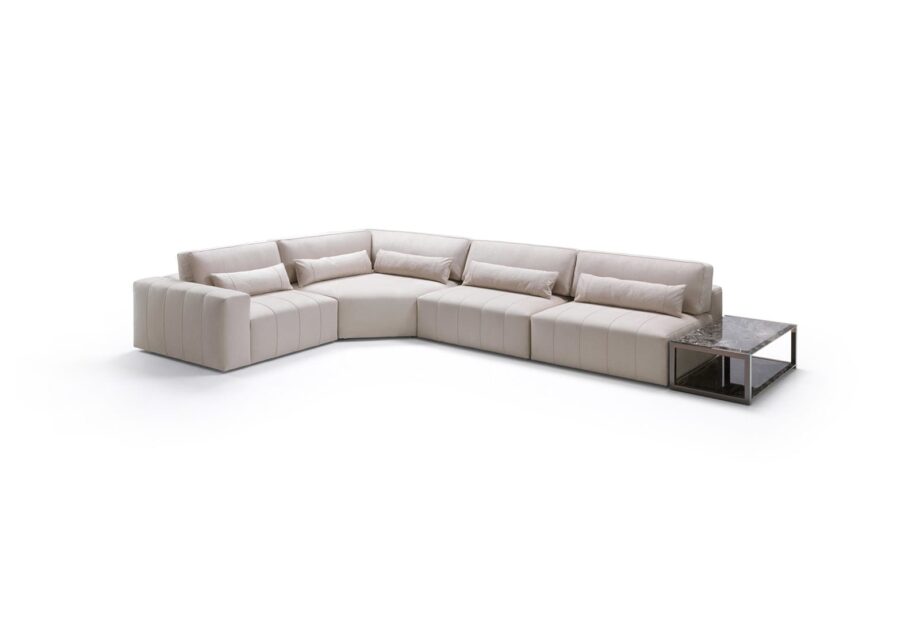 Edmond Lounge журнальный стол | DV home. Роскошный журнальный столик в стиле ар-деко с металлическим основанием и изысканной мраморной или ониксовой столешницей.