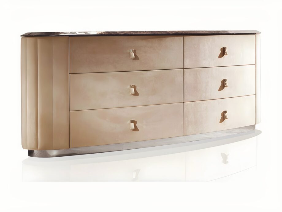Vogue комод для спальни | DV home. Изысканный комод ручной работы из Италии, сочетающий гламур ар-деко с современным дизайном, с роскошными материалами и доводчиками.