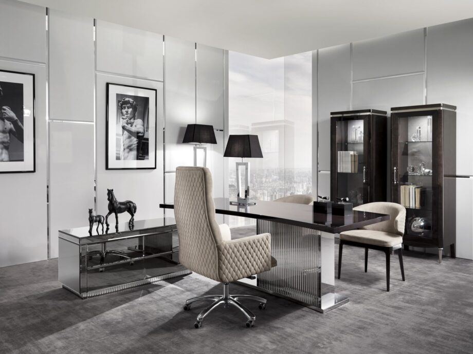 Windsor кресло для руководителей | DV home. Роскошное поворотное кресло в стиле Ар-деко, обеспечивающее исключительный комфорт и утонченный дизайн для взыскательных интерьеров.