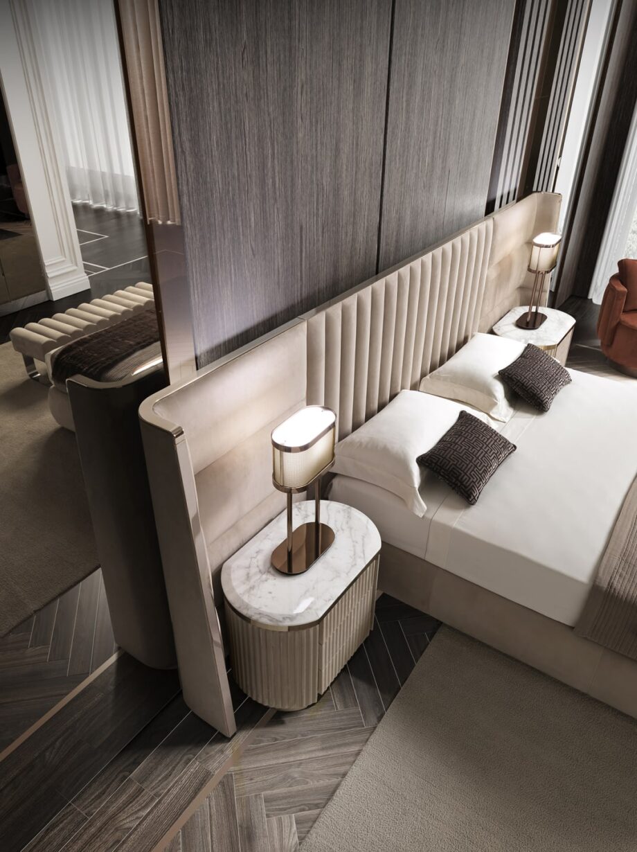 Beverly Maxi кровать | DV home. Роскошная кровать с высоким изголовьем и элегантным дизайном, идеально подходящая для создания изысканной спальни.