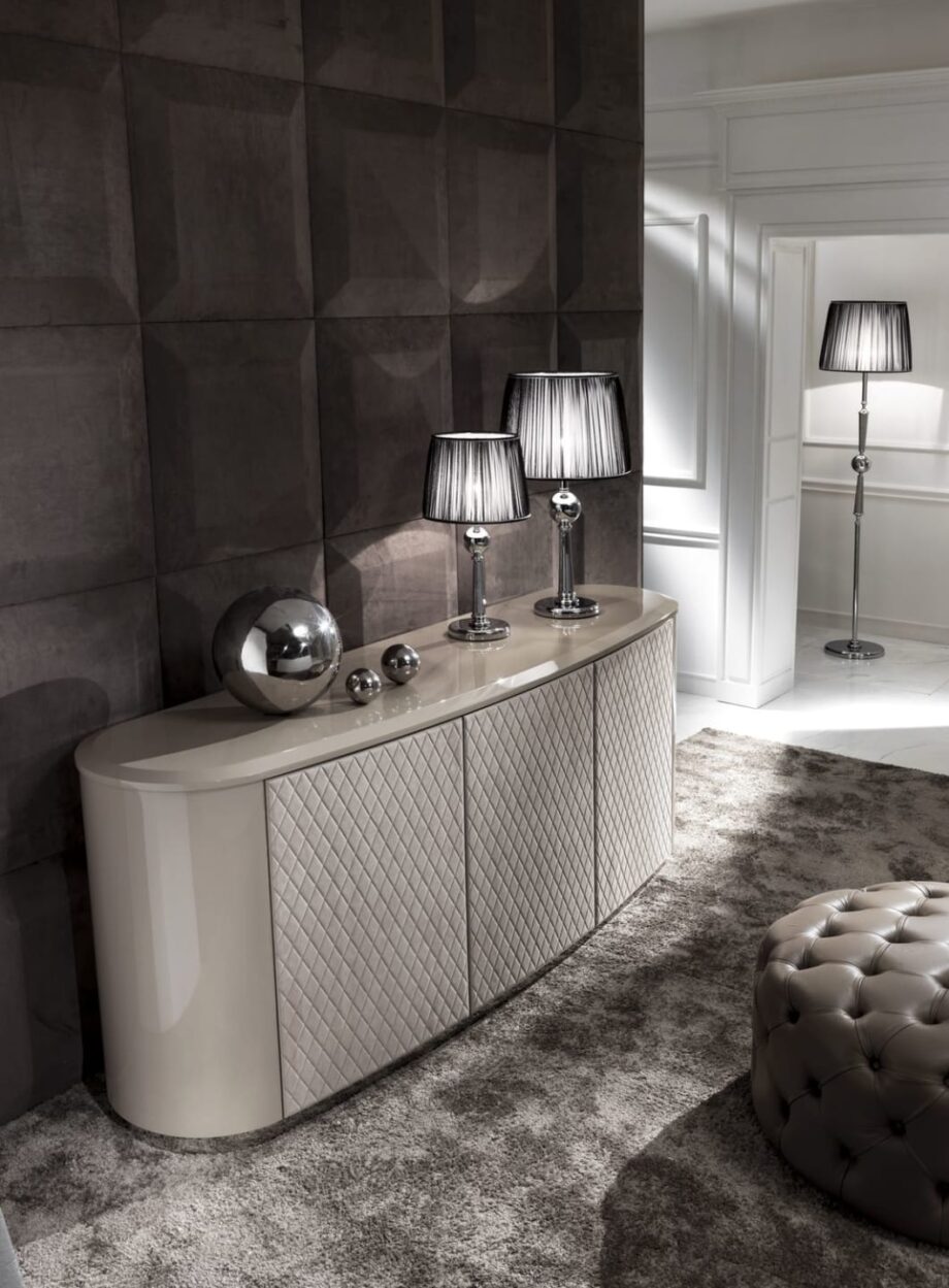 Vogue комод | DV home. Изысканный буфет в стиле ар-деко, предлагающий роскошное хранение с настраиваемой отделкой и высококачественными материалами для утонченных интерьеров.