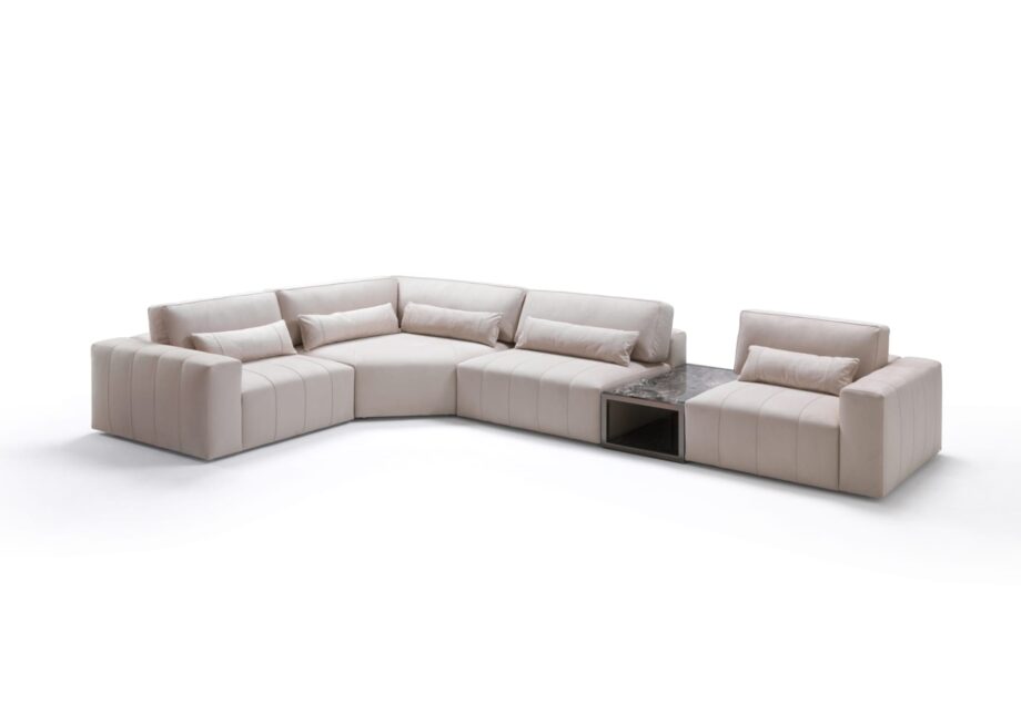 Edmond Lounge диван | DV home. Элегантный модульный диван с итальянским дизайном и роскошной обивкой, идеален для современного интерьера.