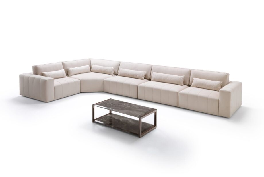 Edmond Lounge диван | DV home. Элегантный модульный диван с итальянским дизайном и роскошной обивкой, идеален для современного интерьера.