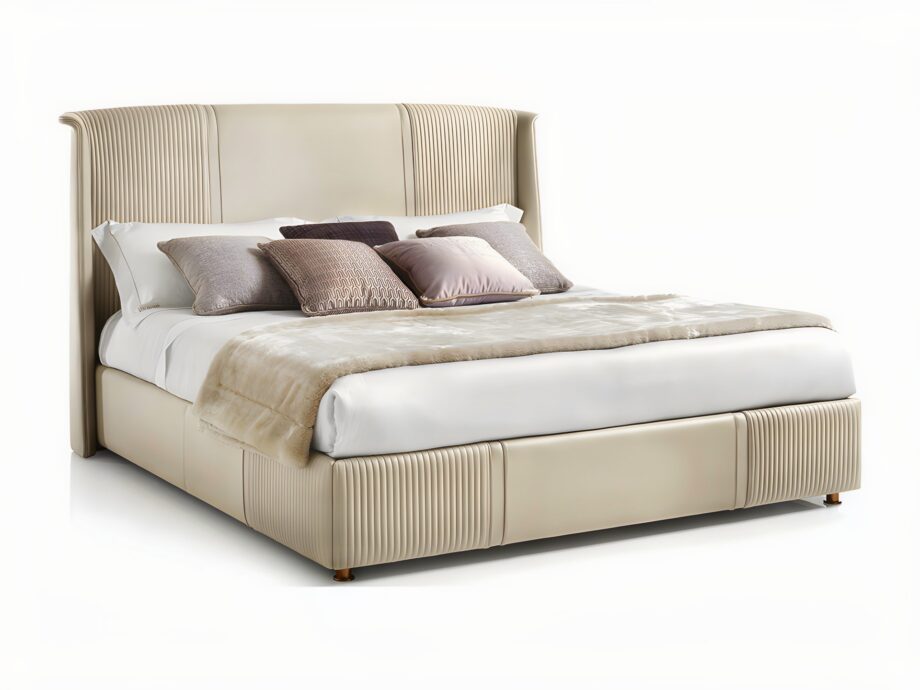 Coco Cannetè кровать | DV home. Изысканная кровать с высоким изголовьем и уникальной фактурной отделкой cannetè, предлагающая непревзойденный комфорт и стиль.