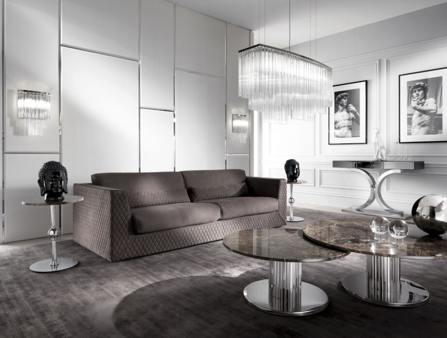 Hermes люстра | DV home. Изысканная люстра с хромированной отделкой и натуральными кристаллами, создающая эффектное освещение.