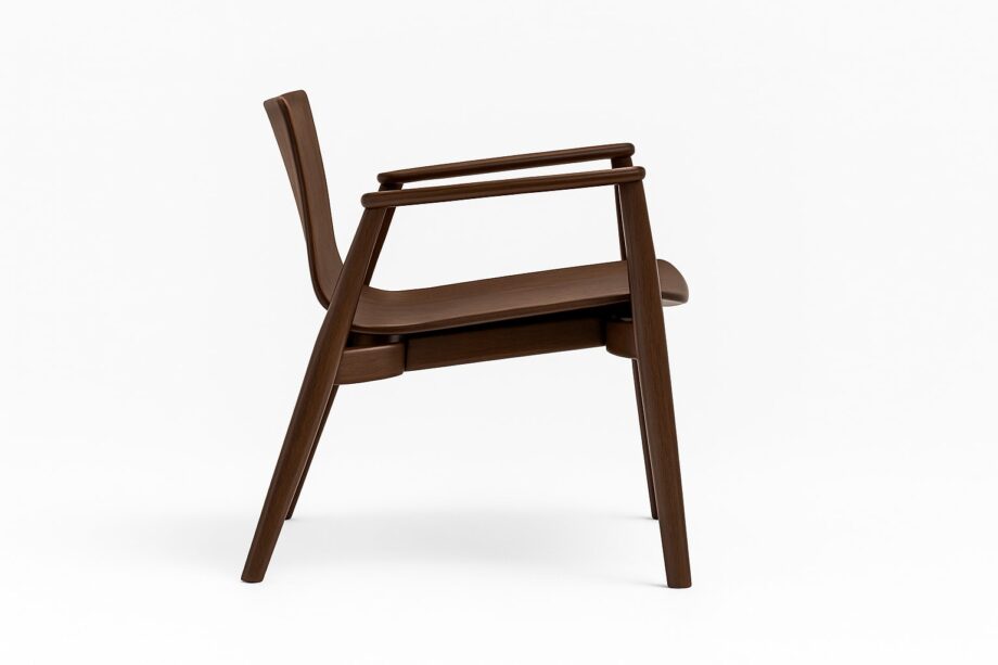 Malmö 295 небольшое кресло | Pedrali. Lounge armchair with debris wood shell and armrests. Immaculate design, warmth sensations, elegance, and daintiness. Perfect for lounges, waiting areas, and cafes.