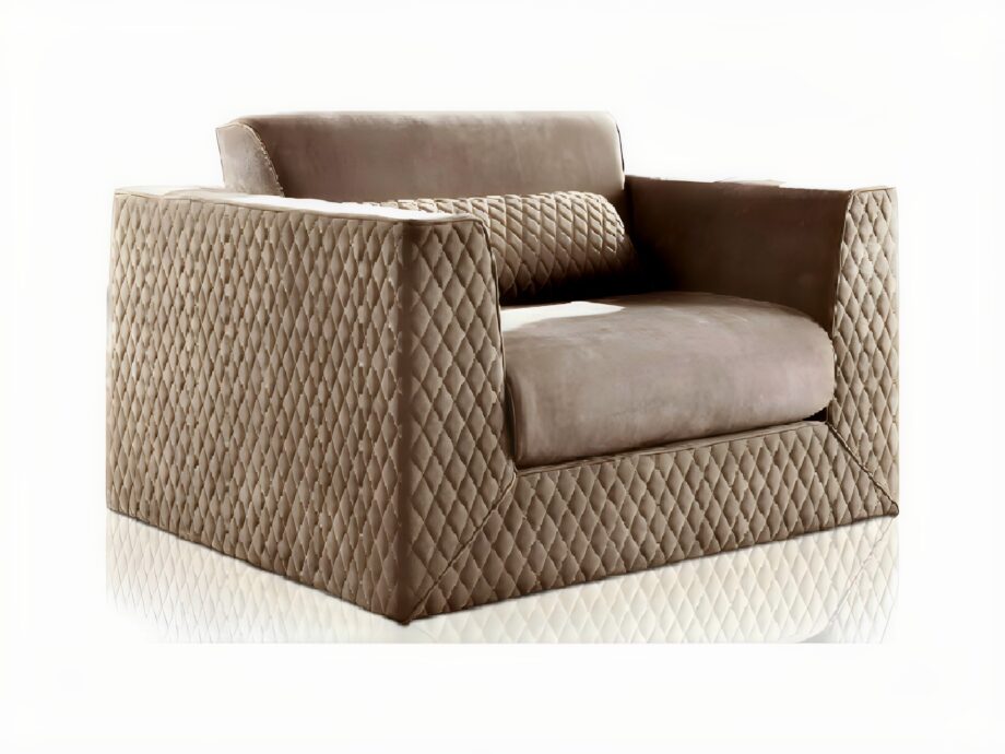 Cooper Quilt кресло | DV home. Изысканное кресло с уникальной стеганой обивкой, созданное вручную в Италии для максимального комфорта и роскоши.