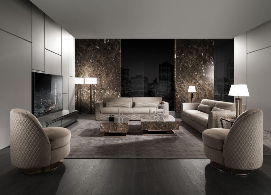 Cooper Quilt диван | DV home. Роскошный диван с выразительным стеганым экстерьером и удобными длинными подушками, воплощающий итальянское мастерство и современную элегантность.