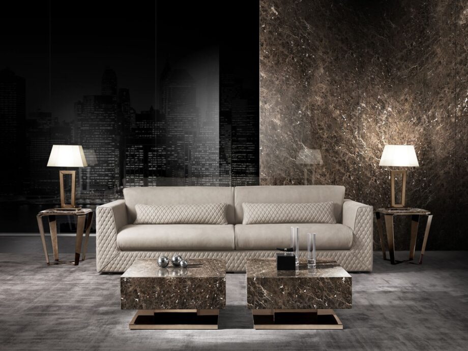 Cooper Quilt диван | DV home. Роскошный диван с выразительным стеганым экстерьером и удобными длинными подушками, воплощающий итальянское мастерство и современную элегантность.