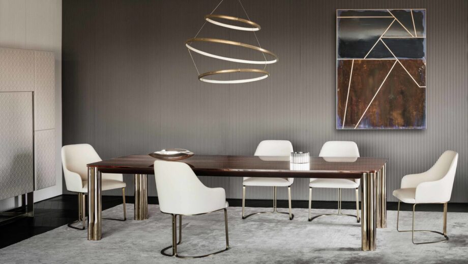 Halo Ceiling потолочный светильник | Rugiano. Элегантные модульные светильники из бронзы с глянцевым золотом, для создания уникальных композиций.
