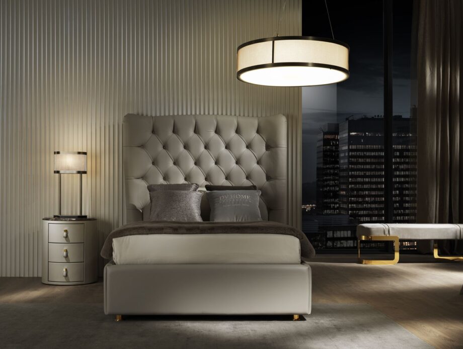 Vogue кровать | DV home. Роскошная итальянская кровать с элегантным стеганым изголовьем, созданная для изысканных спален.