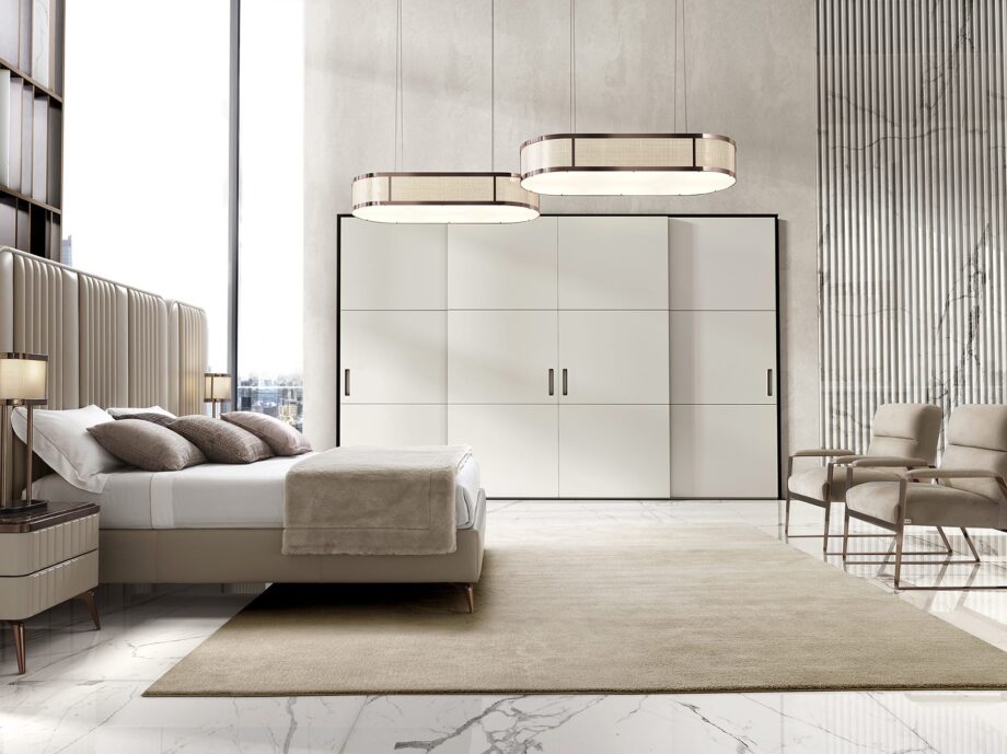 Elite шкаф | DV home. Элитный шкаф на заказ с изящными раздвижными дверями и роскошной отделкой.