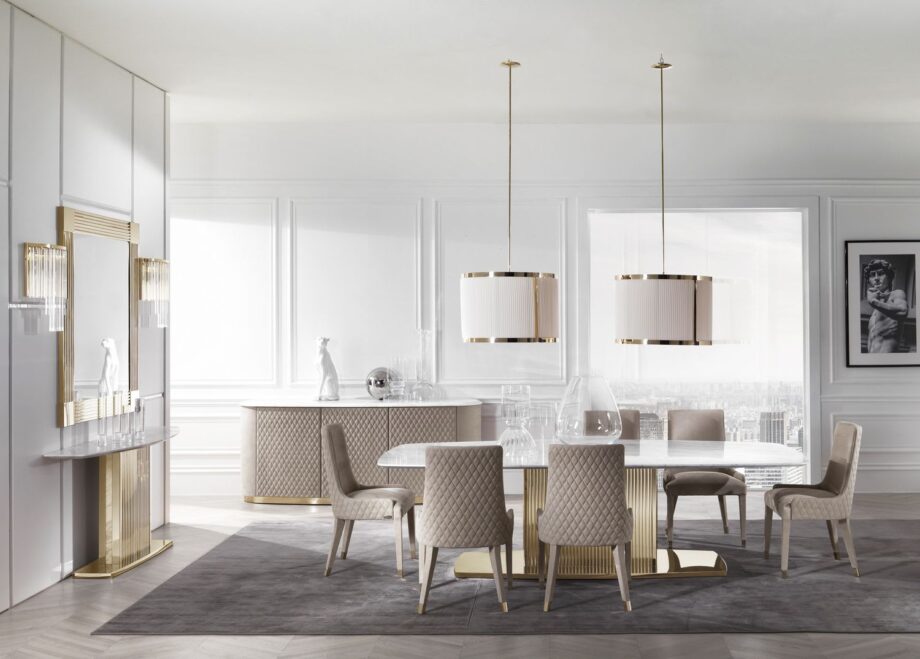 Vogue комод | DV home. Изысканный буфет в стиле ар-деко, предлагающий роскошное хранение с настраиваемой отделкой и высококачественными материалами для утонченных интерьеров.